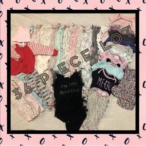 💕✨HUGE Girls clothing lot size 3-6mos✨💕